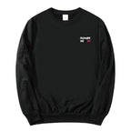 Heavy Long Sleeve Sweatshirt - Men's Solid Color Crew Neck Casual Top - Image 5