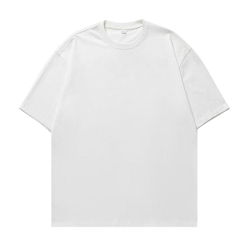 230g Cotton Drop Shoulder T-Shirt - Unisex Loose Fit Wholesale Tee - Image 6