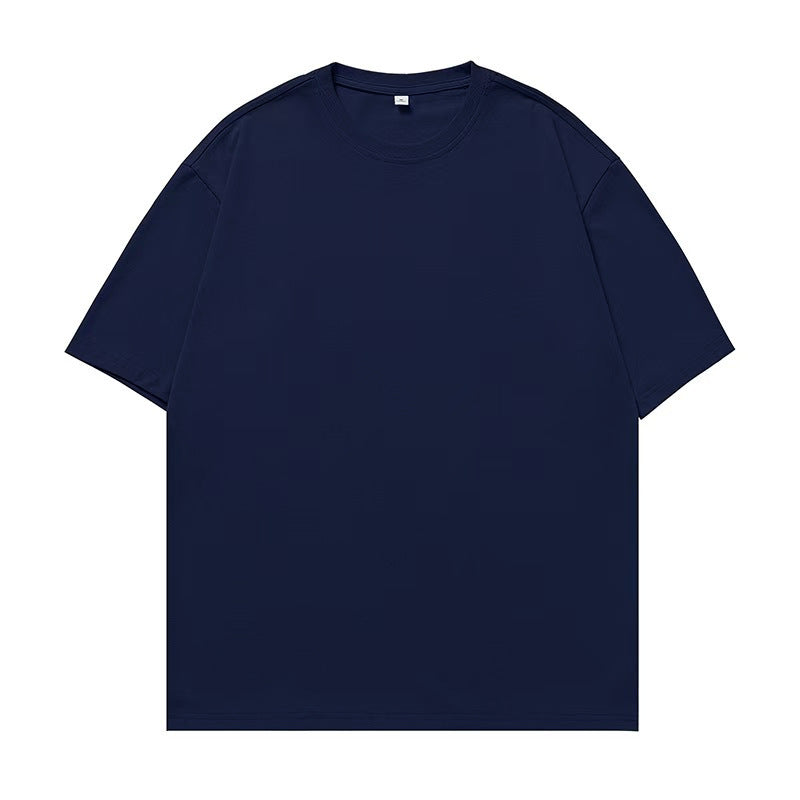 230g Cotton Drop Shoulder T-Shirt - Unisex Loose Fit Wholesale Tee - Image 19