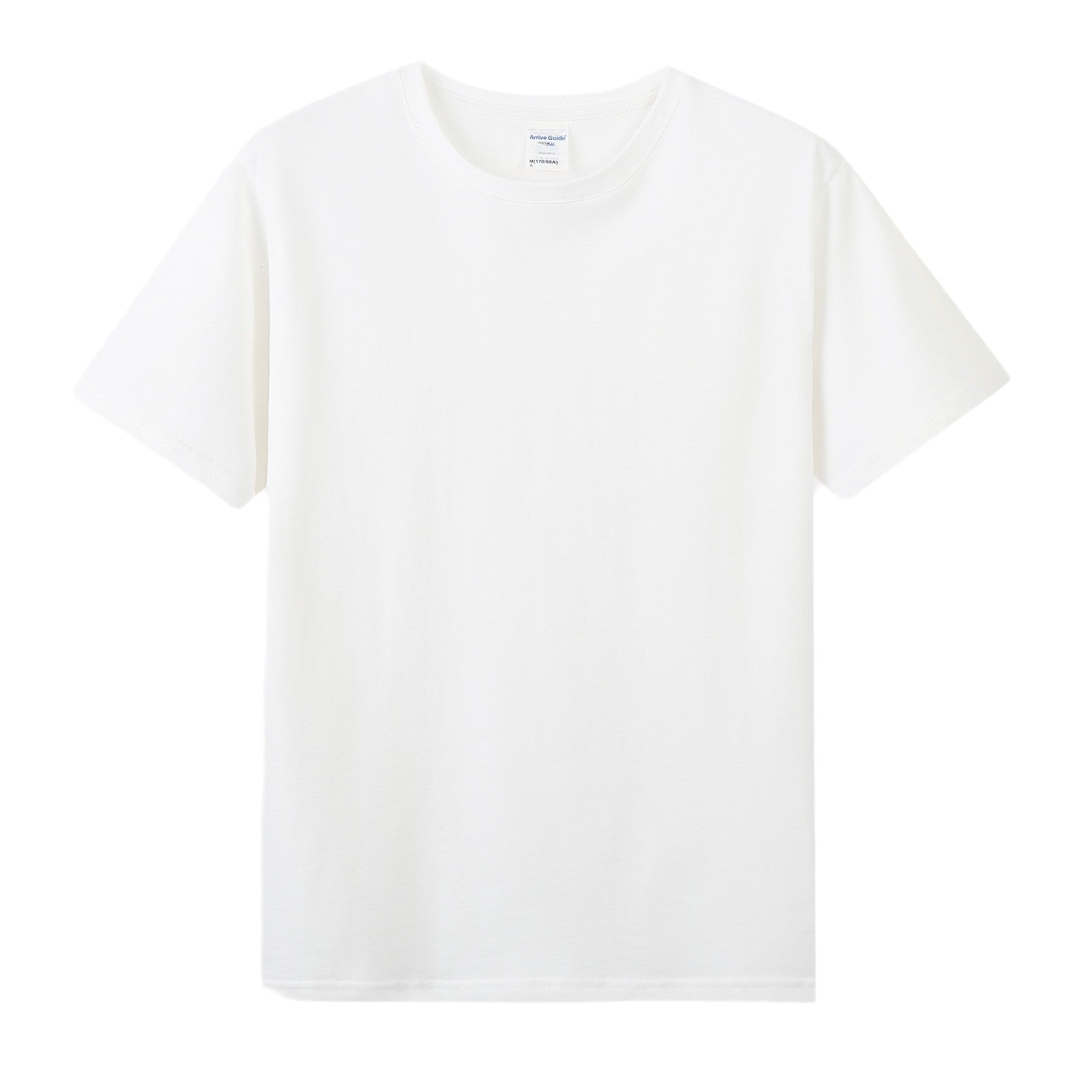180g Milk Silk T-Shirt - Men's Solid Color Short Sleeve Crew Neck Tee - Image 5
